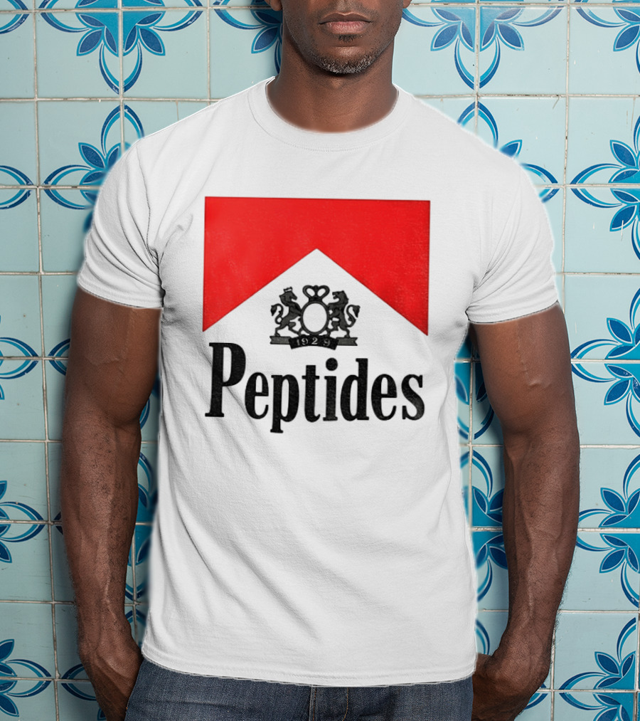 Peptides 1929 Red Marlboro T-Shirt