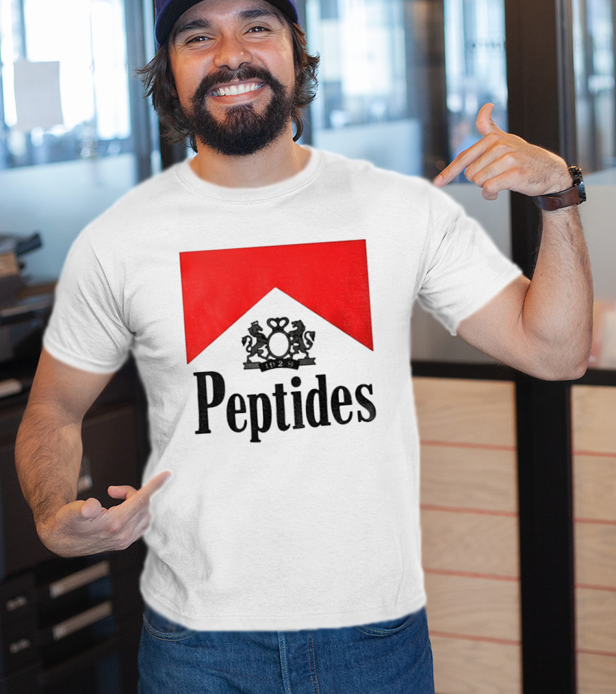 Peptides 1929 Red Marlboro T-Shirt