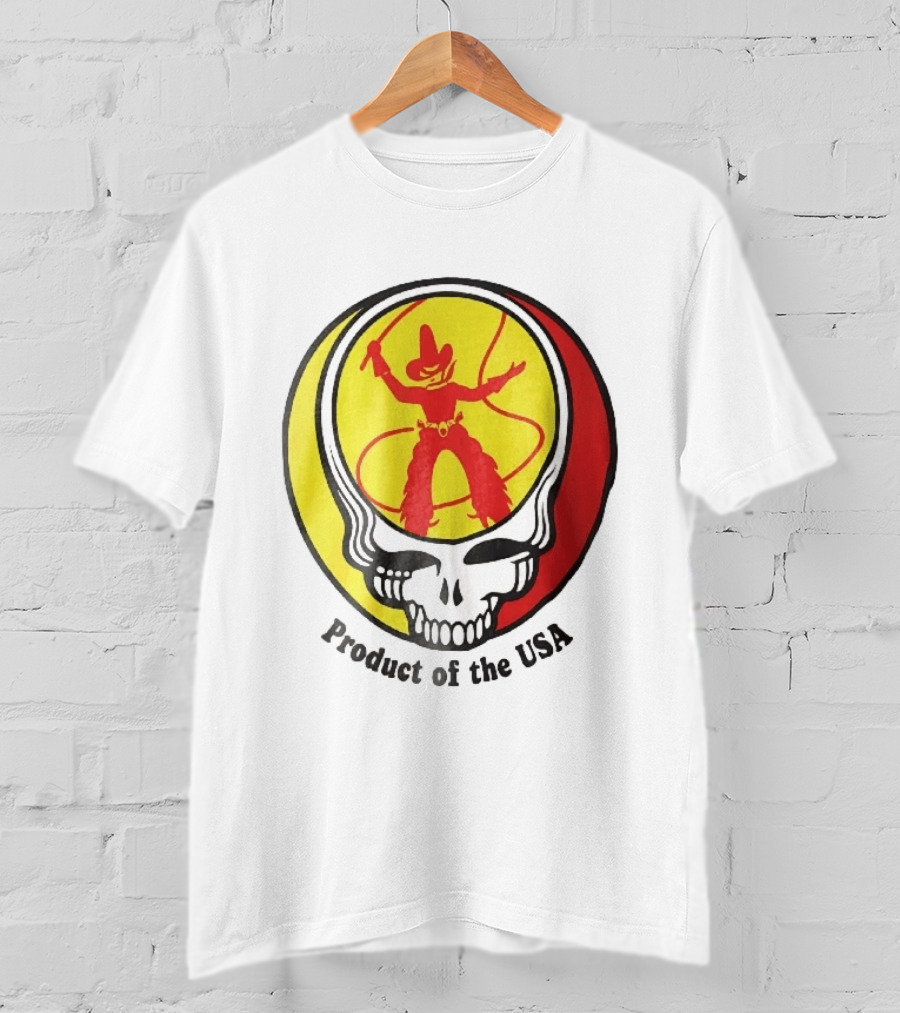 Grateful Dead Steal Your Face Cowboy Product Of The USA T-Shirt