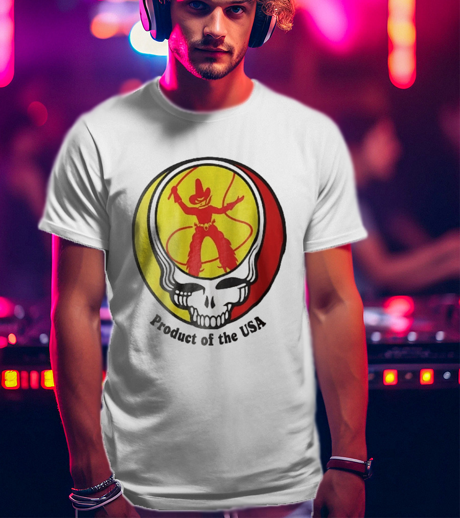 Grateful Dead Steal Your Face Cowboy Product Of The USA T-Shirt