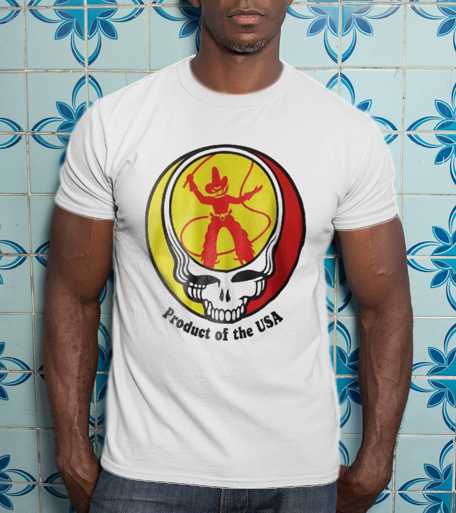 Grateful Dead Steal Your Face Cowboy Product Of The USA T-Shirt
