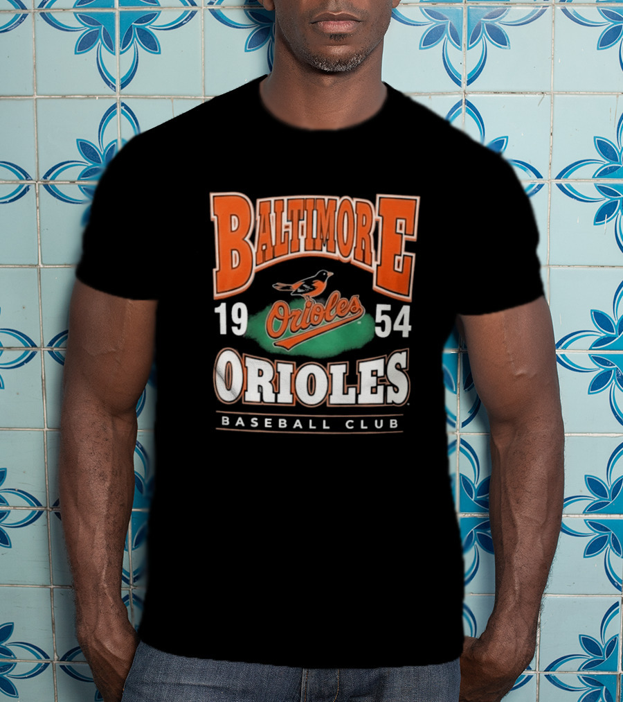 Baltimore Orioles Baseball Club 1954 Vintage Orioles T-Shirt