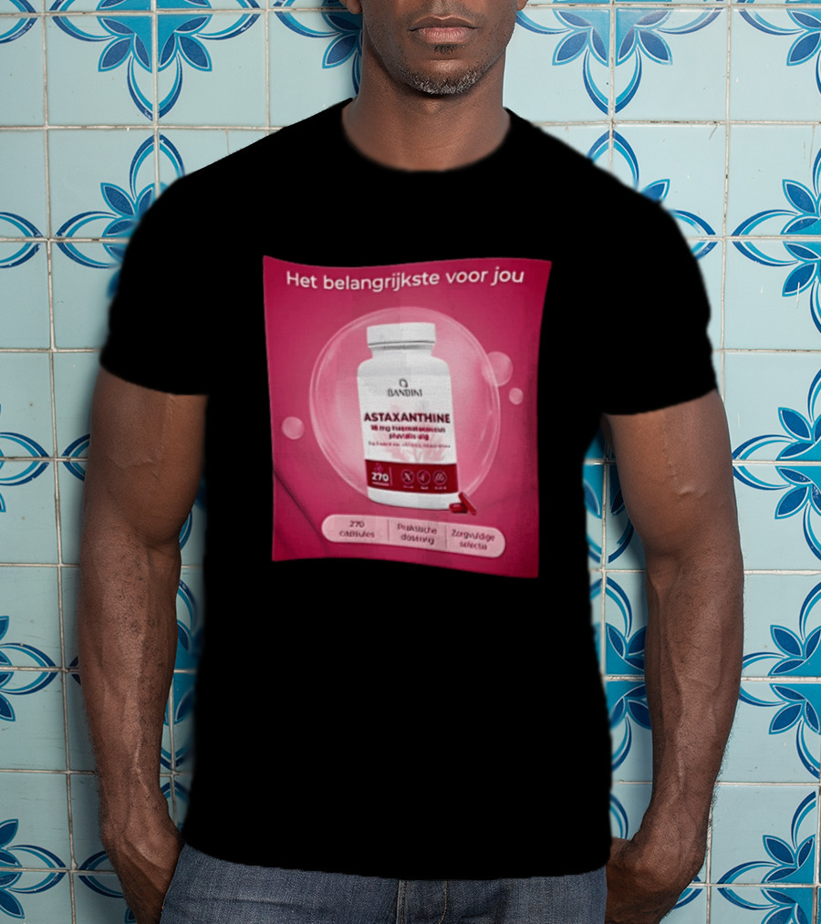 Het Belangrijkste Voor Jou Astaxanthine 18 Mg Haematococcus Pluvialis Alg 270 Capsules Zorghoede Selectie T-Shirt