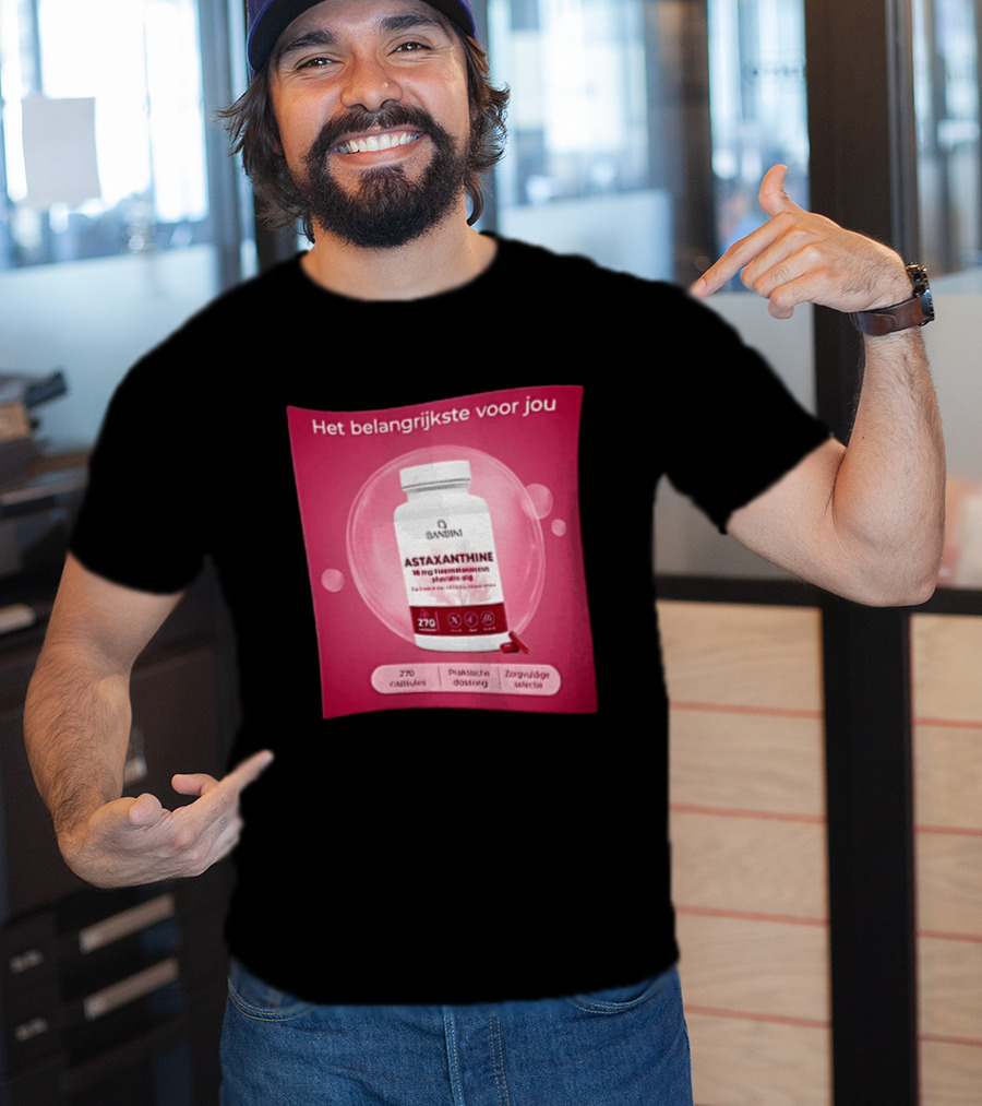 Het Belangrijkste Voor Jou Astaxanthine 18 Mg Haematococcus Pluvialis Alg 270 Capsules Zorghoede Selectie T-Shirt