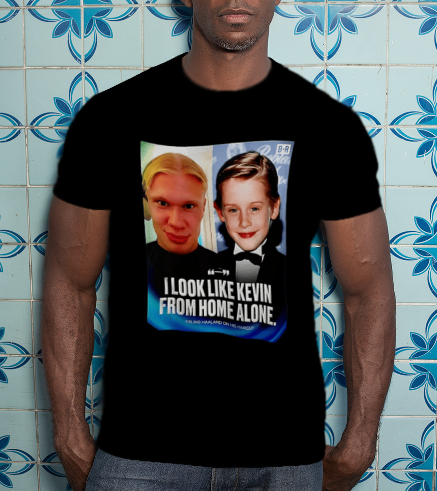Erling Haaland I Look Like Kevin From Home Alone B/R T-Shirt
