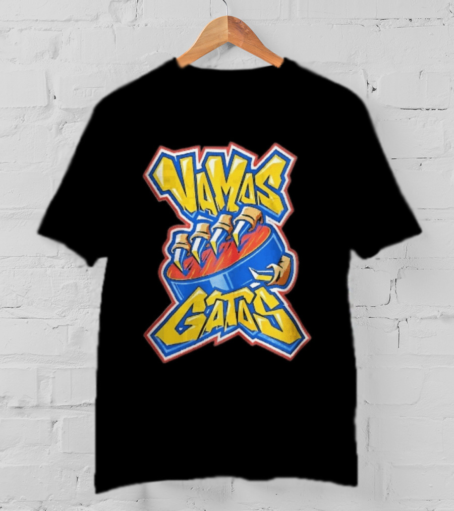 Florida Panthers Vamos Gatos Claw Puck Graffiti T-Shirt