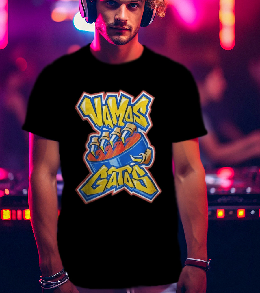 Florida Panthers Vamos Gatos Claw Puck Graffiti T-Shirt