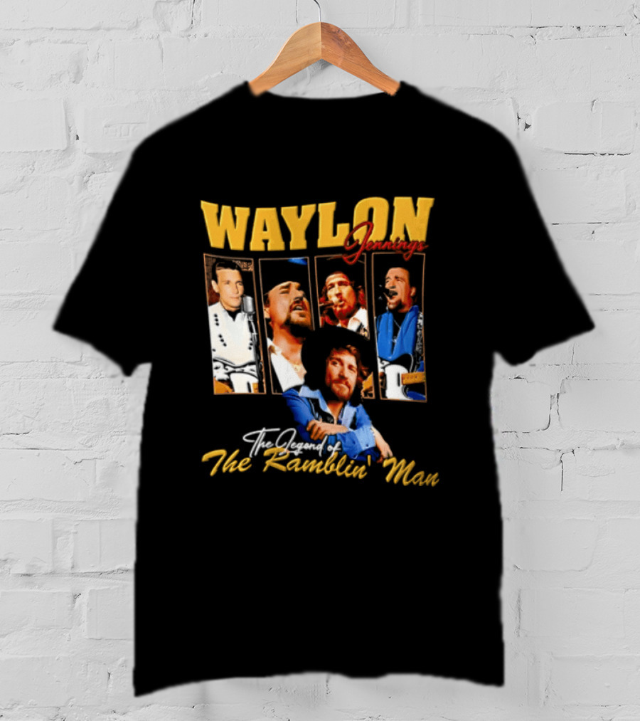 Waylon Jennings The Ramblin' Man T-Shirt