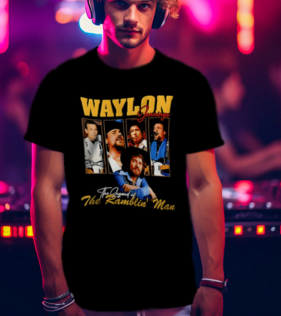 Waylon Jennings The Ramblin' Man T-Shirt