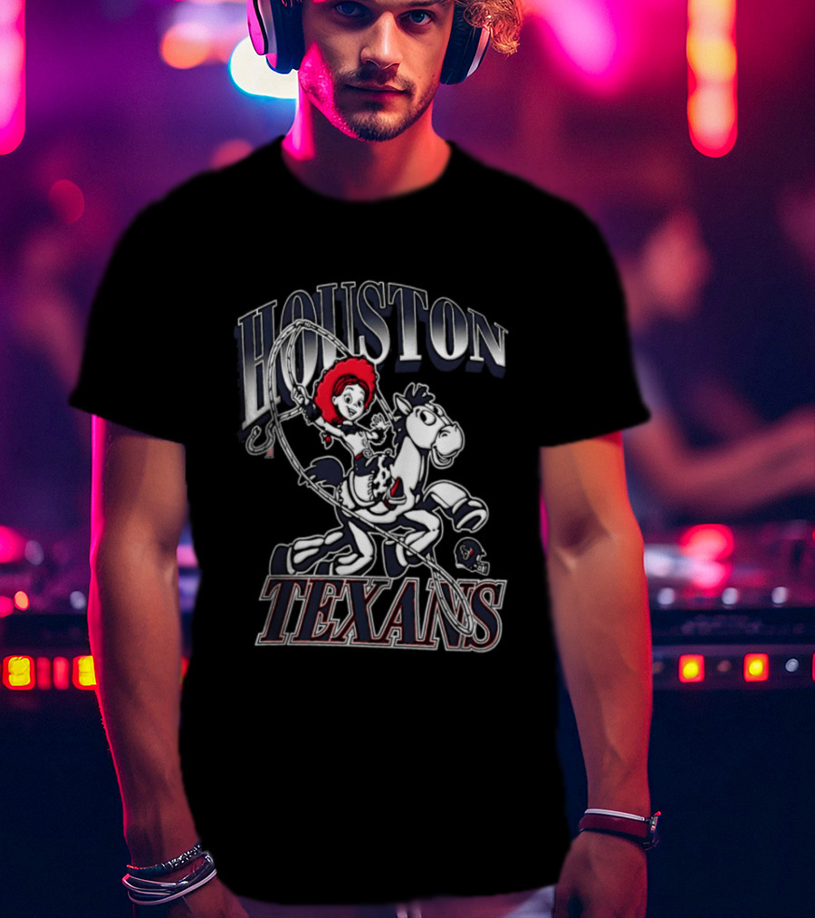 Jessie Toy Story Houston Texans Disney 2026 Cowboys T-Shirt