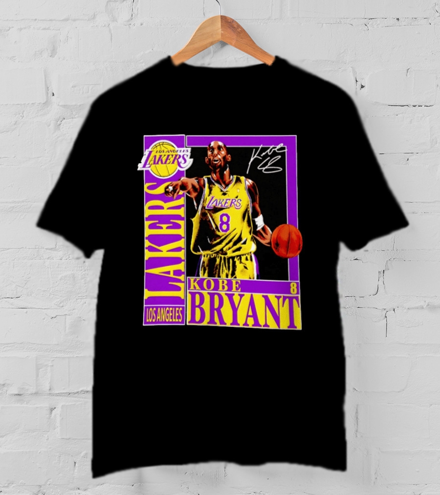 Los Angeles Lakers Kobe Bryant 8 NBA Basketball Legend T-Shirt