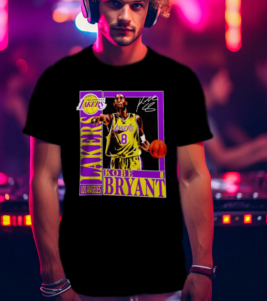 Los Angeles Lakers Kobe Bryant 8 NBA Basketball Legend T-Shirt