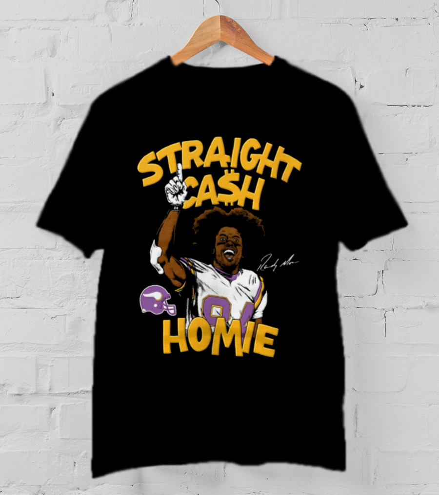 Straight Cash Homie Randy Moss Minnesota Vikings Football 84 NFL T-Shirt