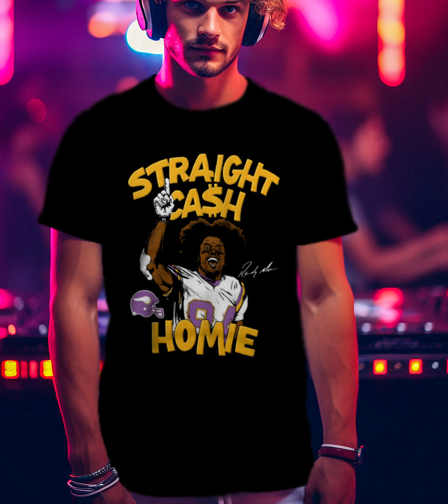 Straight Cash Homie Randy Moss Minnesota Vikings Football 84 NFL T-Shirt
