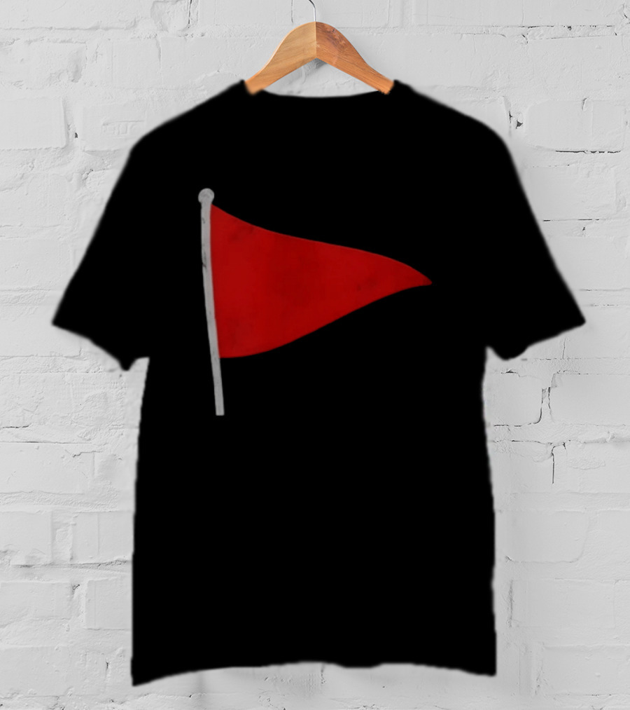 Red Flag Symbol Warning Alert Recognition T-Shirt