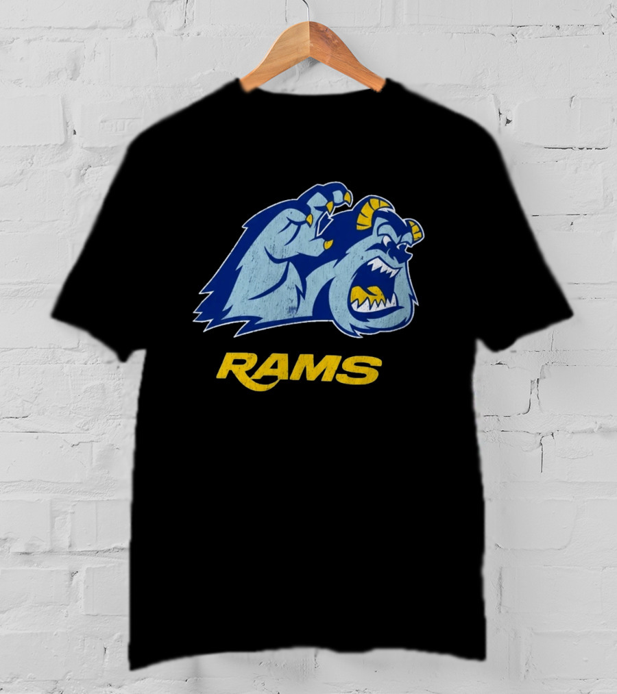 Los Angeles Rams Sulley Monster Football Fan Merchandise T-Shirt