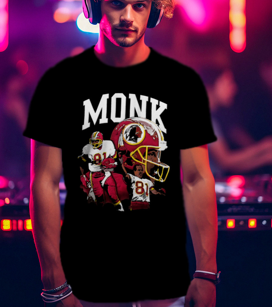 Monk Washington Commanders 81 Iconic Football Legend T-Shirt