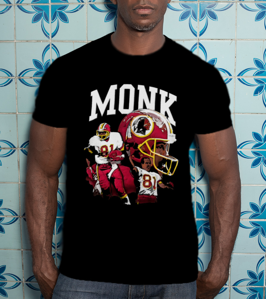 Monk Washington Commanders 81 Iconic Football Legend T-Shirt