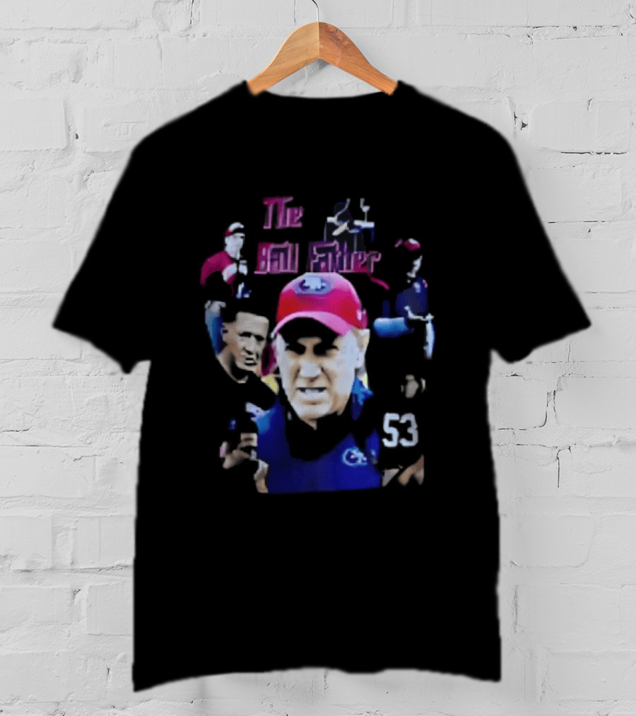The Ball Father Head Coach Collage Bootleg 53 Cap Team T-Shirt