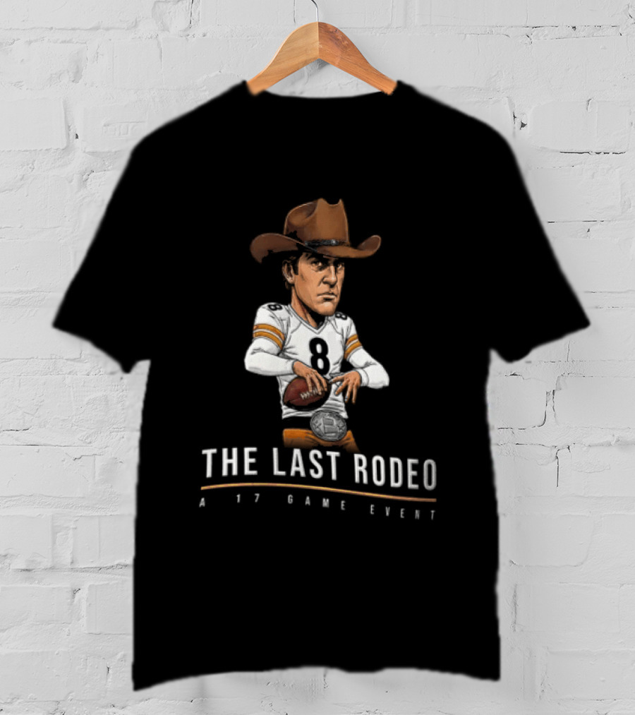 The Last Rodeo 17 Game Event Football Player With Cowboy Hat T-Shirt