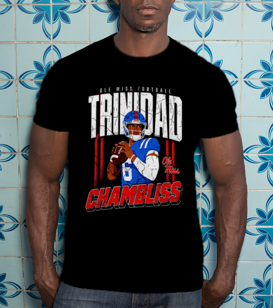 Ole Miss Football Trinidad Chambliss Rebels Player T-Shirt