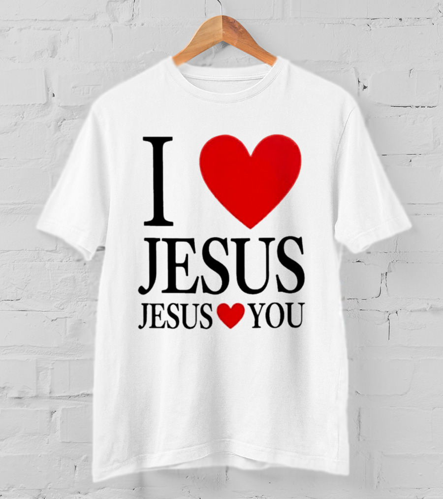 Cameron Dicker I Love Jesus Jesus Love You T-Shirt