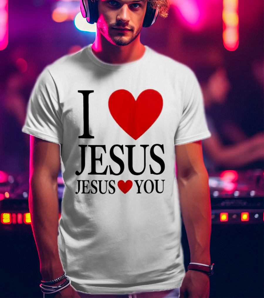 Cameron Dicker I Love Jesus Jesus Love You T-Shirt