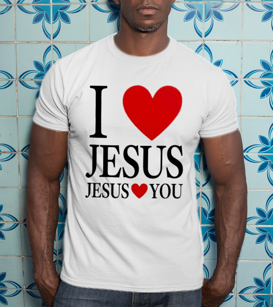 Cameron Dicker I Love Jesus Jesus Love You T-Shirt