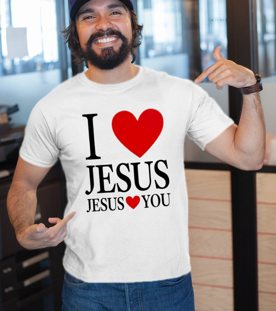 Cameron Dicker I Love Jesus Jesus Love You T-Shirt