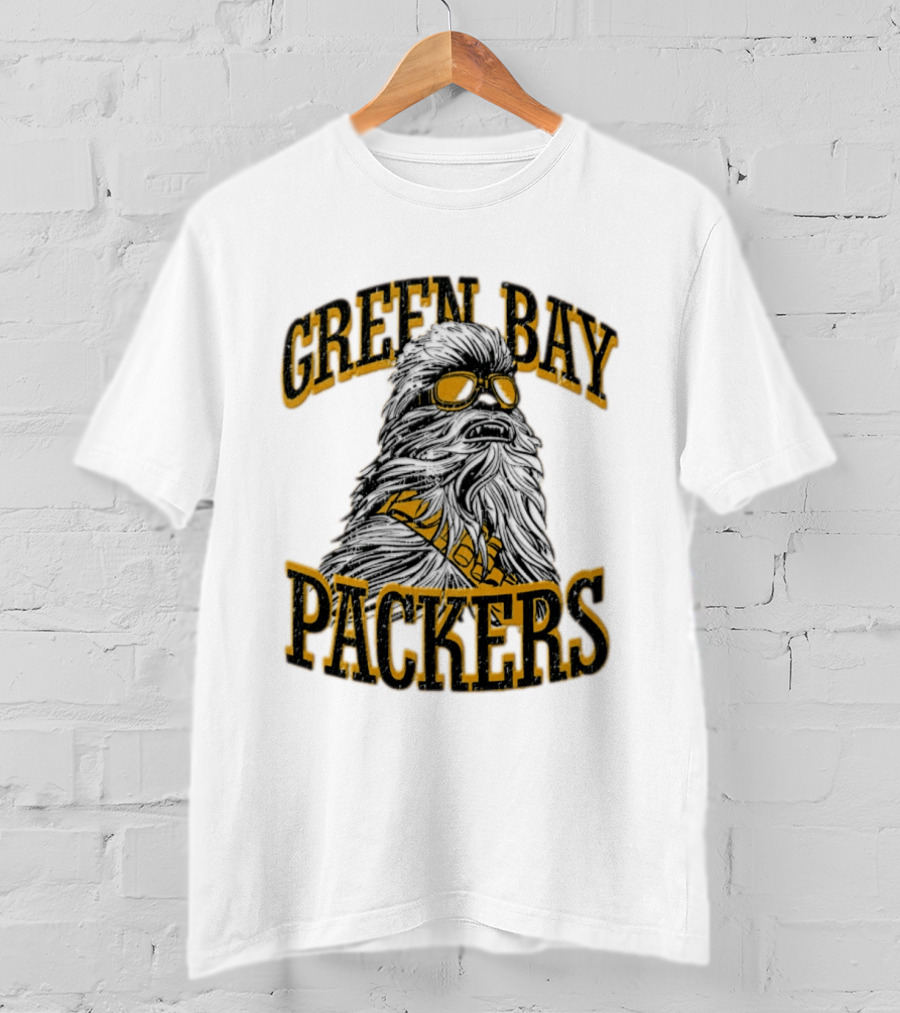 Green Bay Packers Chewbacca 2026 Disney Collaboration T-Shirt