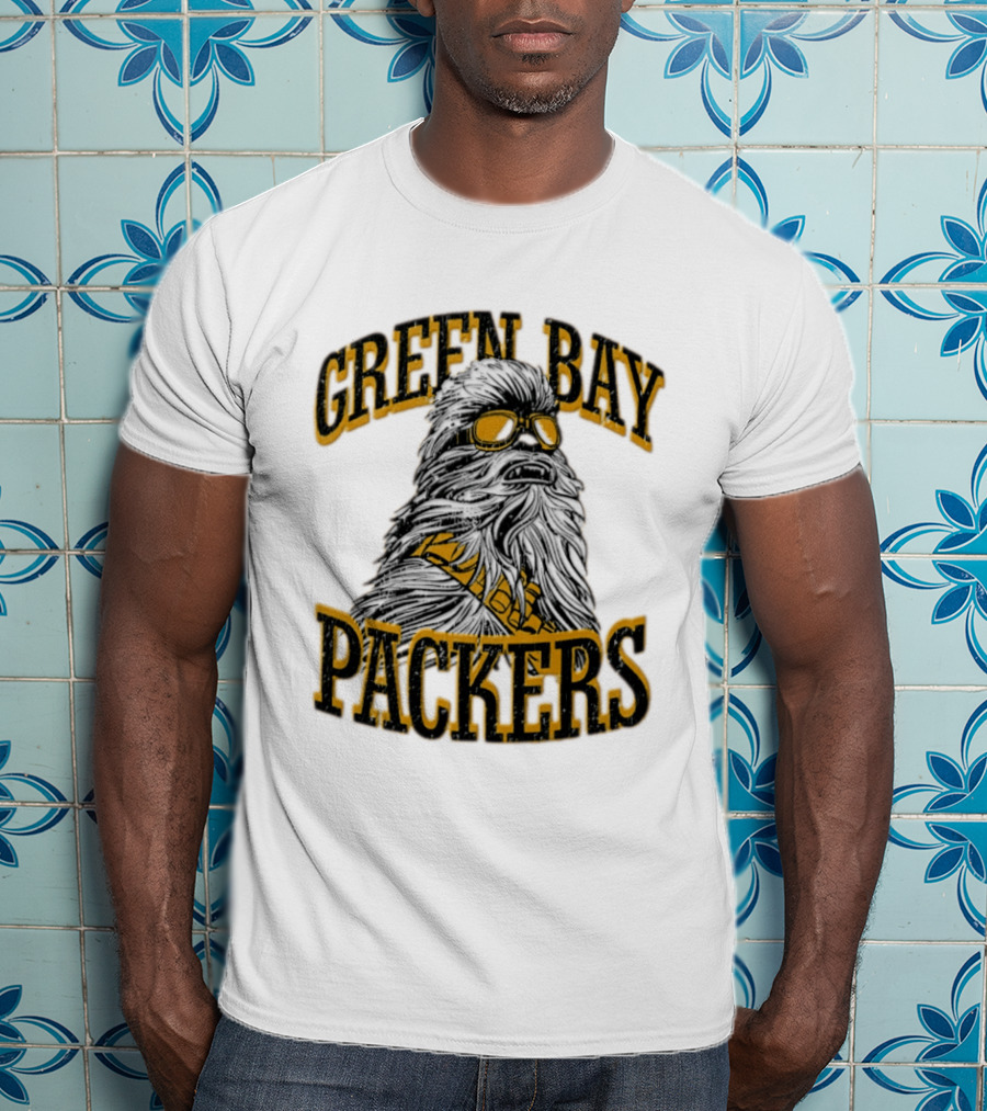Green Bay Packers Chewbacca 2026 Disney Collaboration T-Shirt