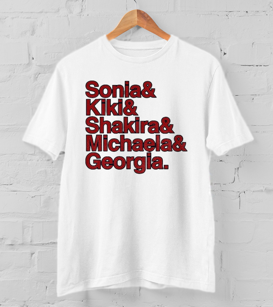 Washington Women's Basketball Sonia Kiki Shakira Michaela Georgia 2026 WNBA Ampersand Stars T-Shirt