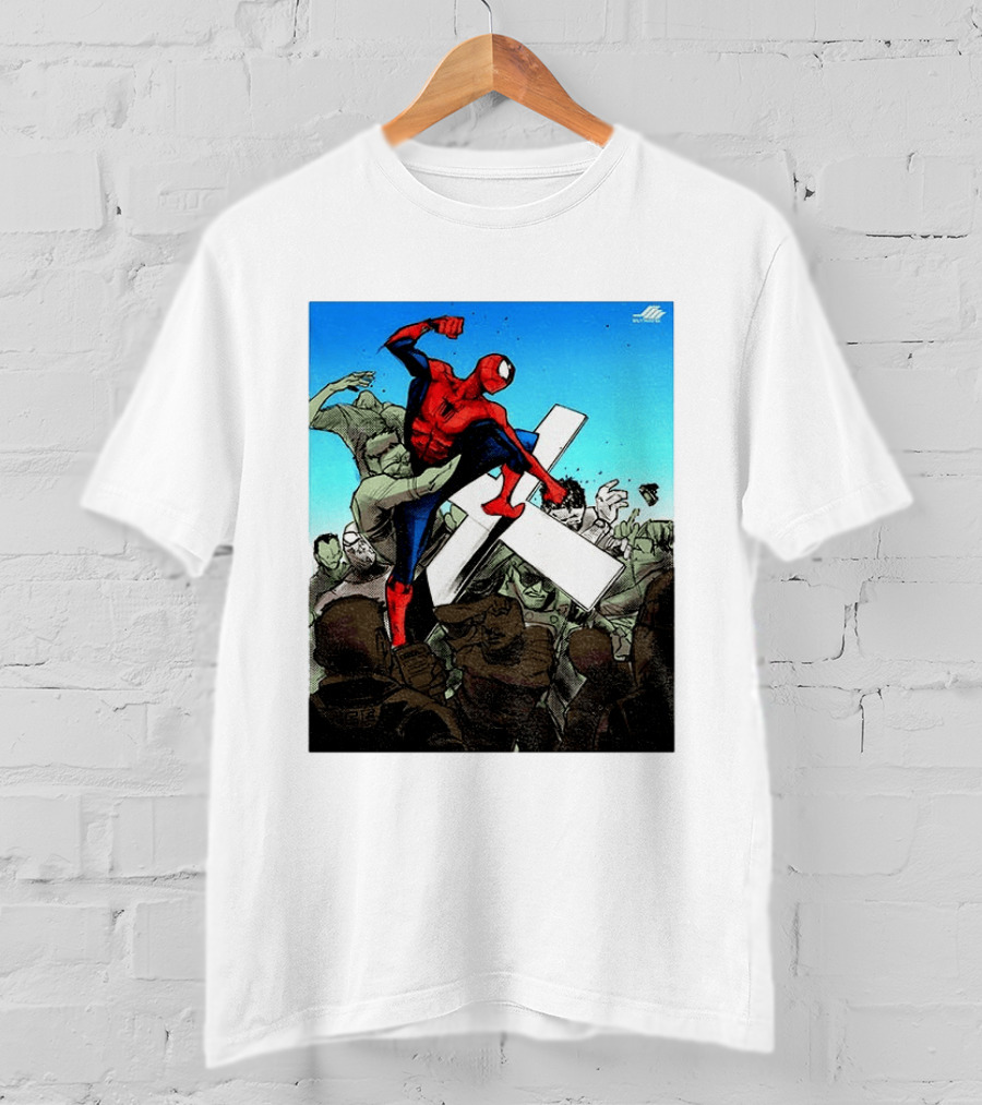 Never Give Up Spider Man Punch Nazis Minnesota Police T-Shirt