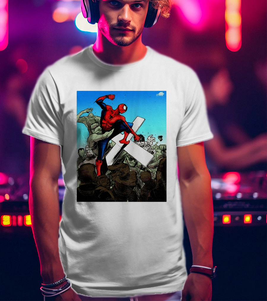 Never Give Up Spider Man Punch Nazis Minnesota Police T-Shirt