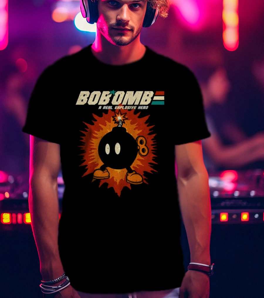 Bob Omb A Real Explosive Hero T-Shirt