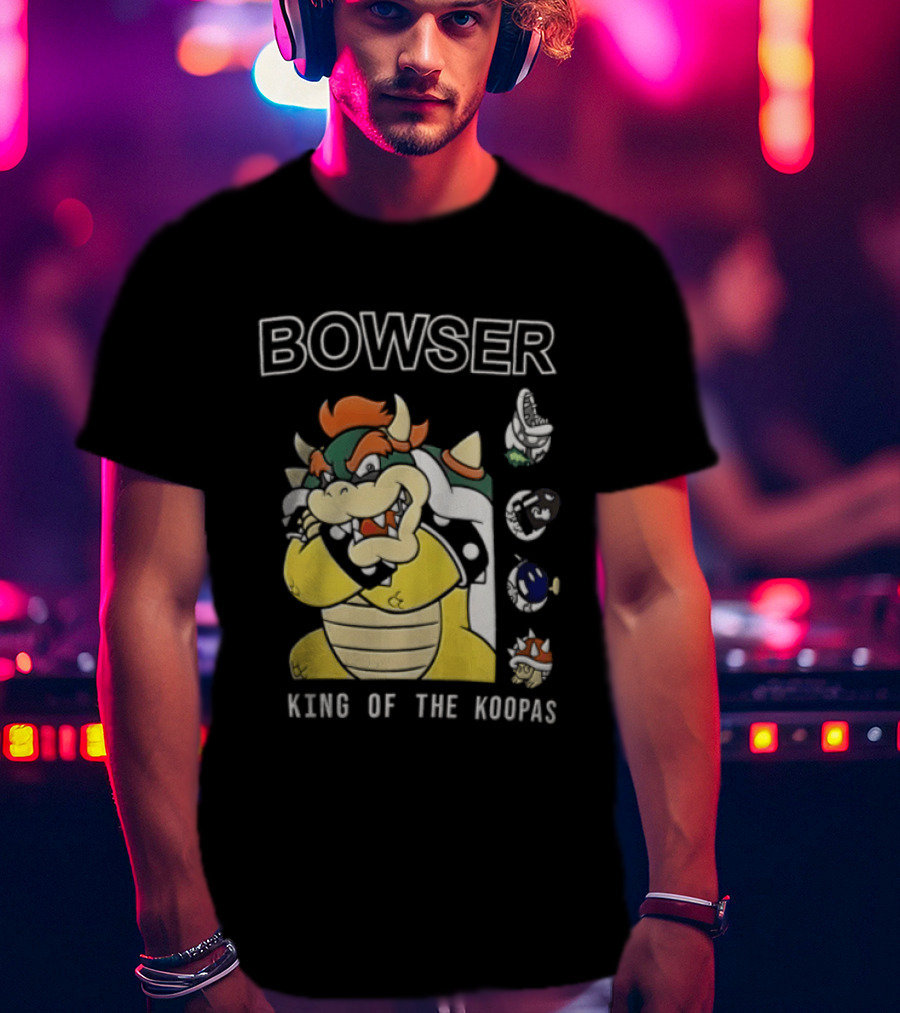 Bowser King Of The Koopas Super Mario T-Shirt