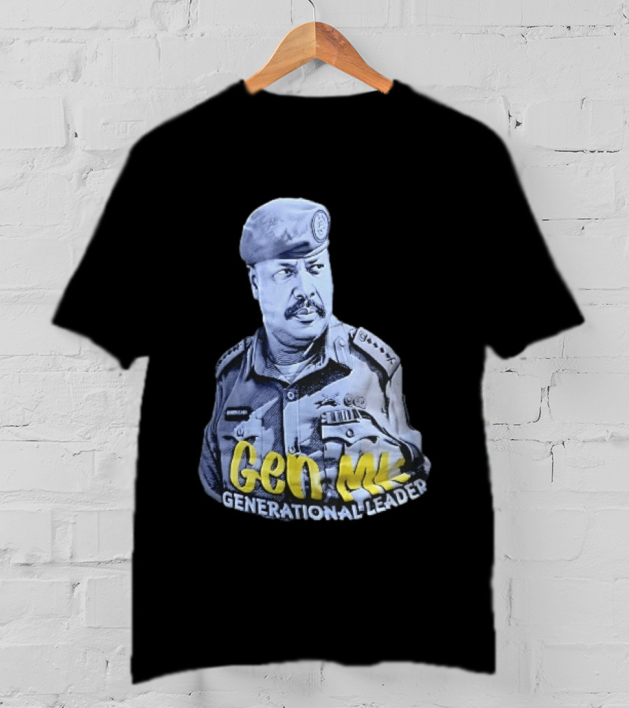 Gen MK Generational Leader Military Officer Beret Uniform T-Shirt