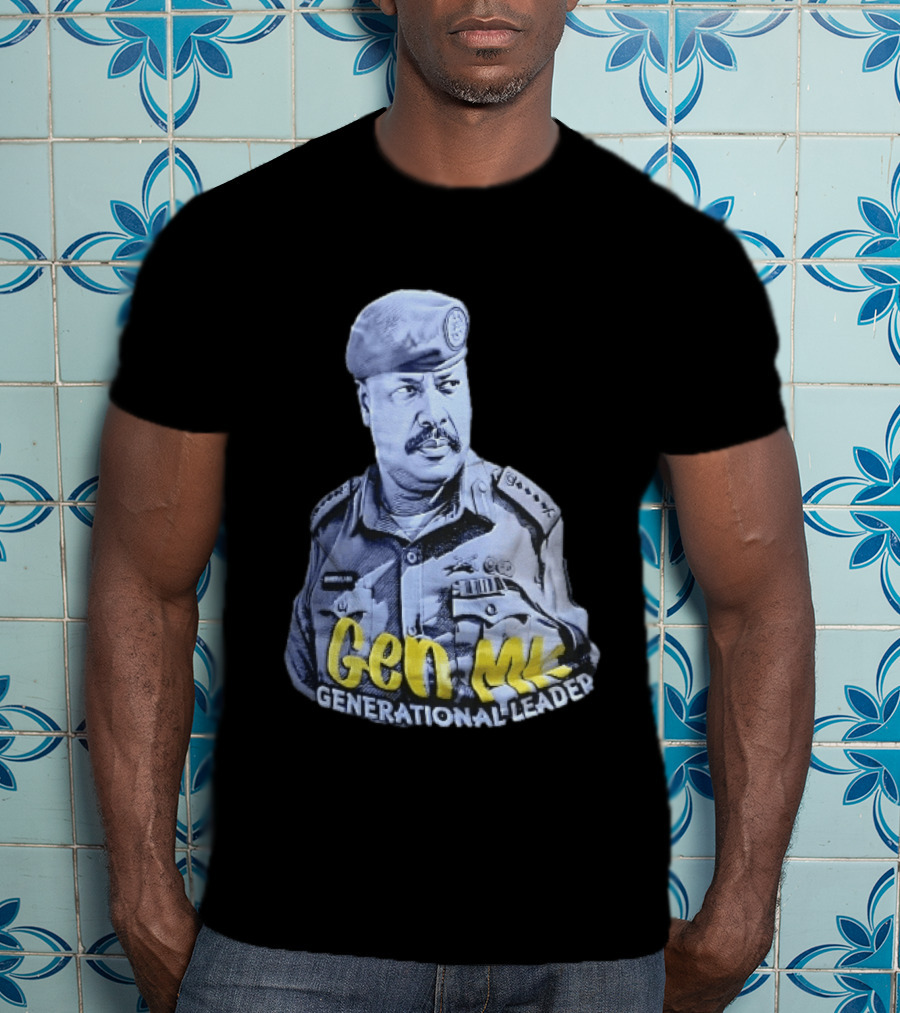 Gen MK Generational Leader Military Officer Beret Uniform T-Shirt