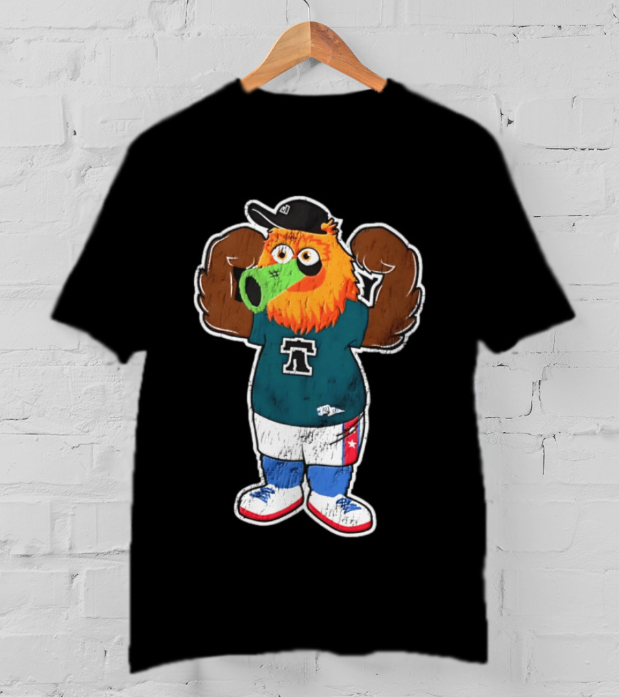 Philadelphia Flyers Gritty Liberty Bell Basketball T-Shirt