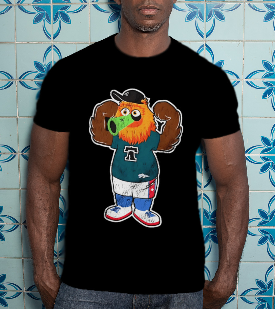 Philadelphia Flyers Gritty Liberty Bell Basketball T-Shirt
