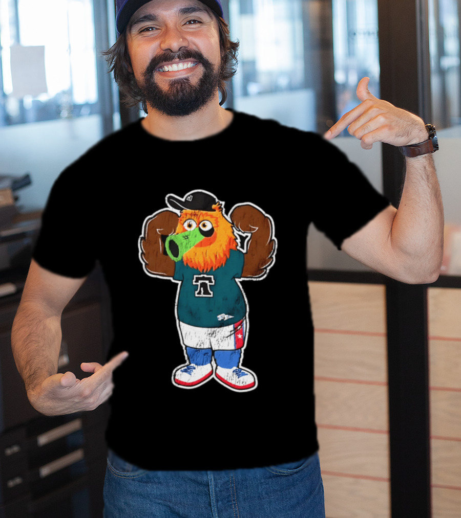 Philadelphia Flyers Gritty Liberty Bell Basketball T-Shirt