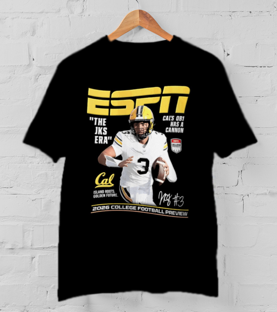 ESPN The Magazine Jaron Keawe Sagapolutele 2026 Cal Bears College Football Preview T-Shirt