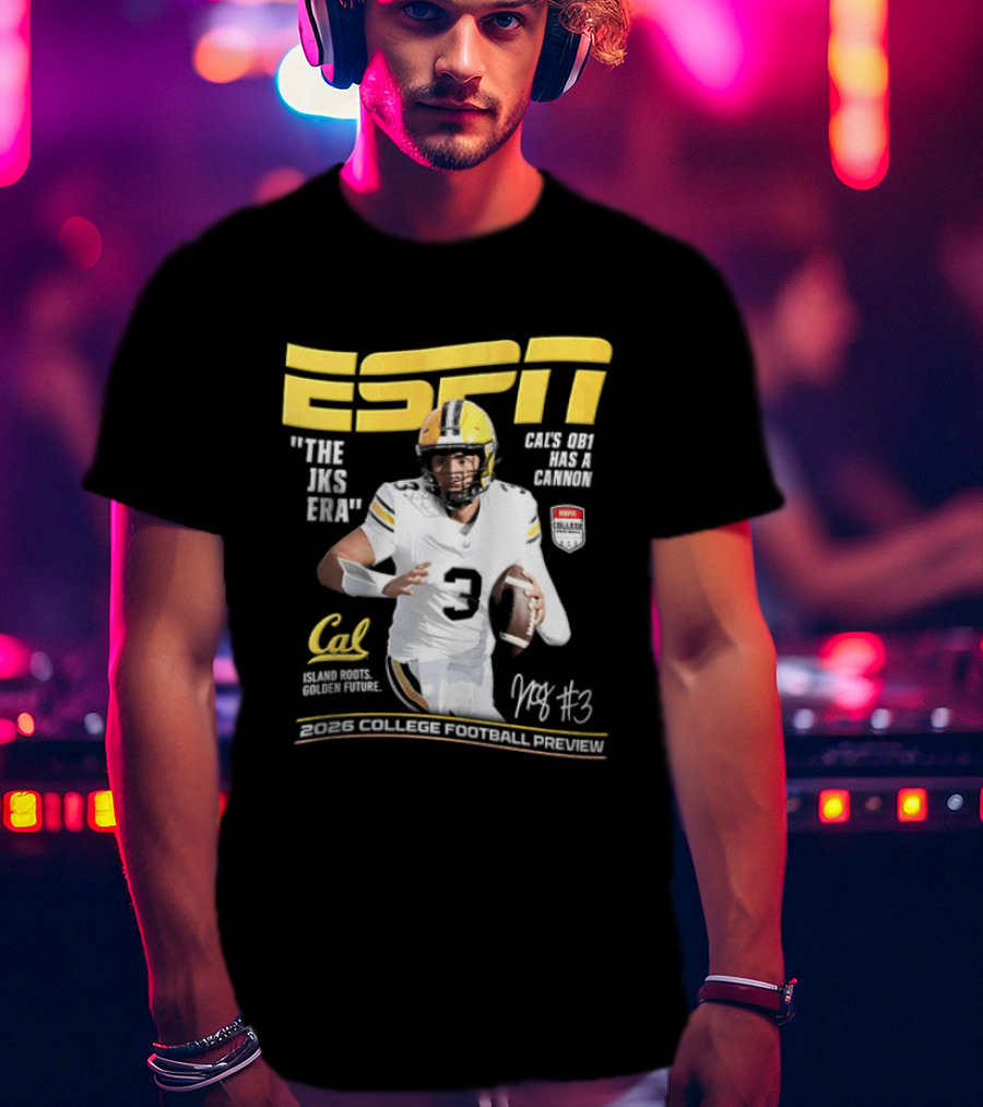ESPN The Magazine Jaron Keawe Sagapolutele 2026 Cal Bears College Football Preview T-Shirt