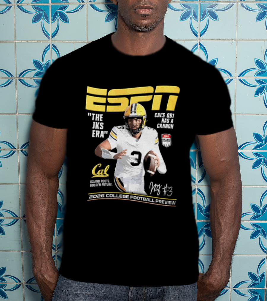 ESPN The Magazine Jaron Keawe Sagapolutele 2026 Cal Bears College Football Preview T-Shirt