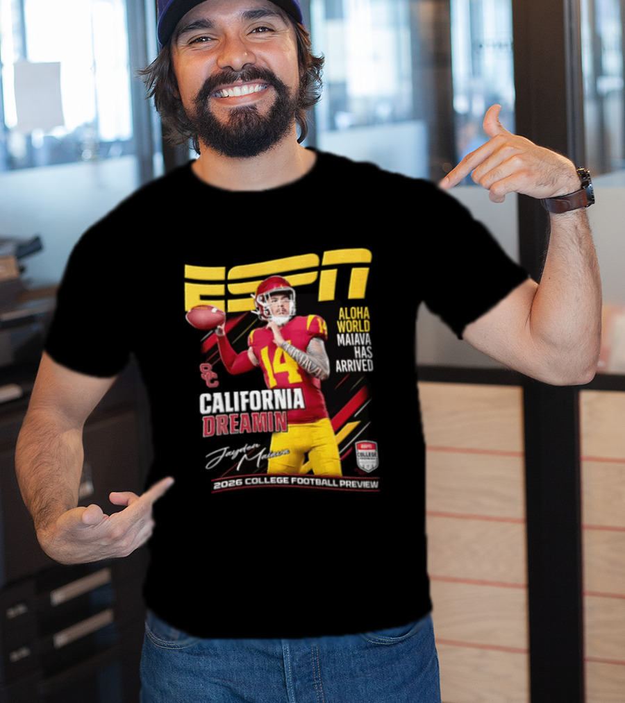 ESPN California Dreamin Jayden Maiava 2026 College Football Preview T-Shirt