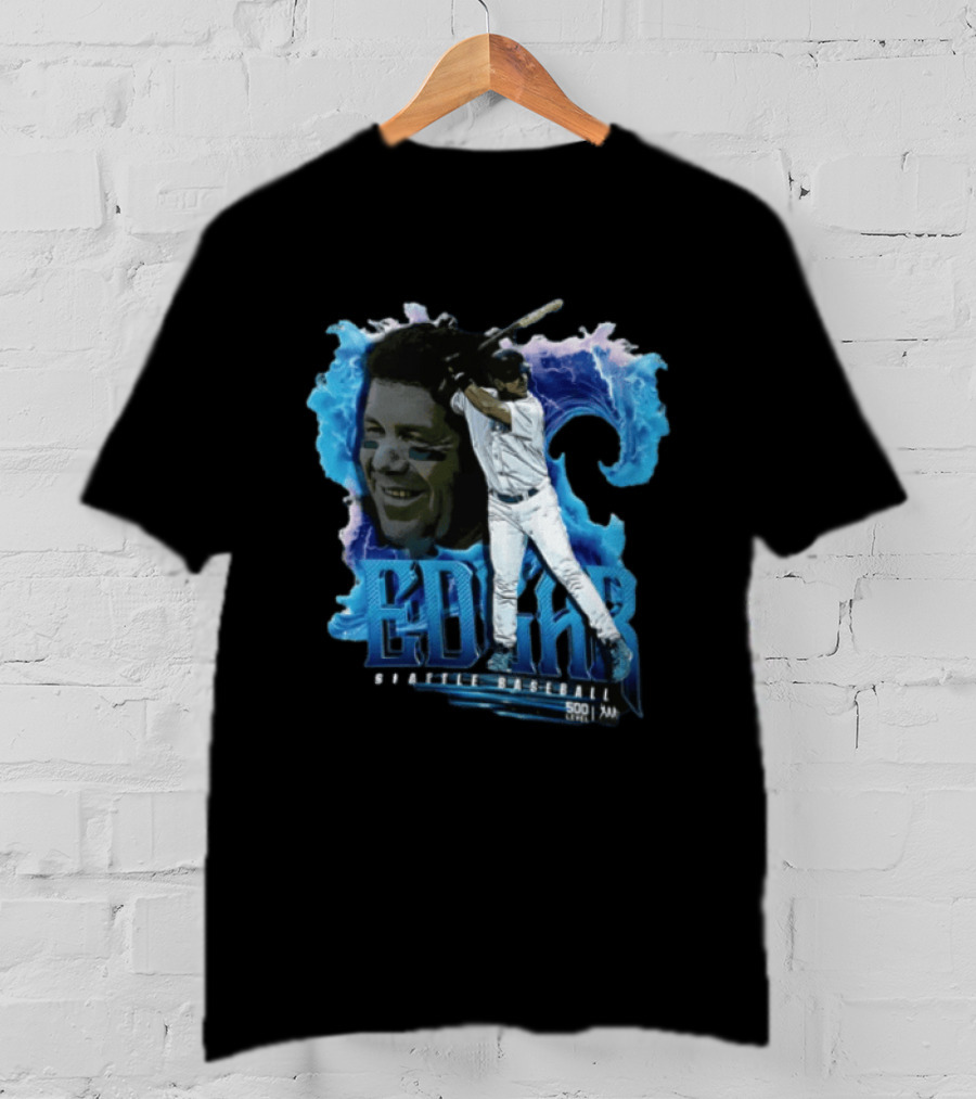 Seattle Baseball Edgar 500 Level Wave T-Shirt