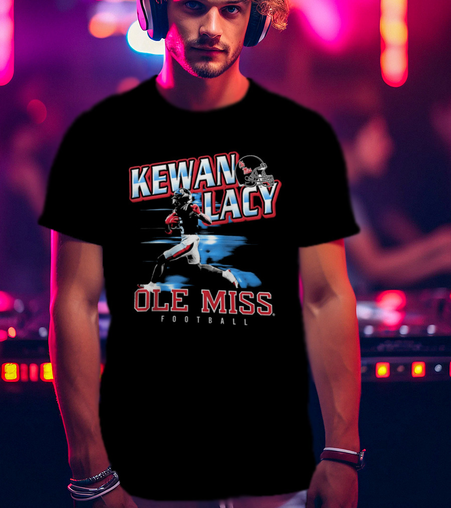 Kewan Lacy Ole Miss Football Quarterback Sprint T-Shirt