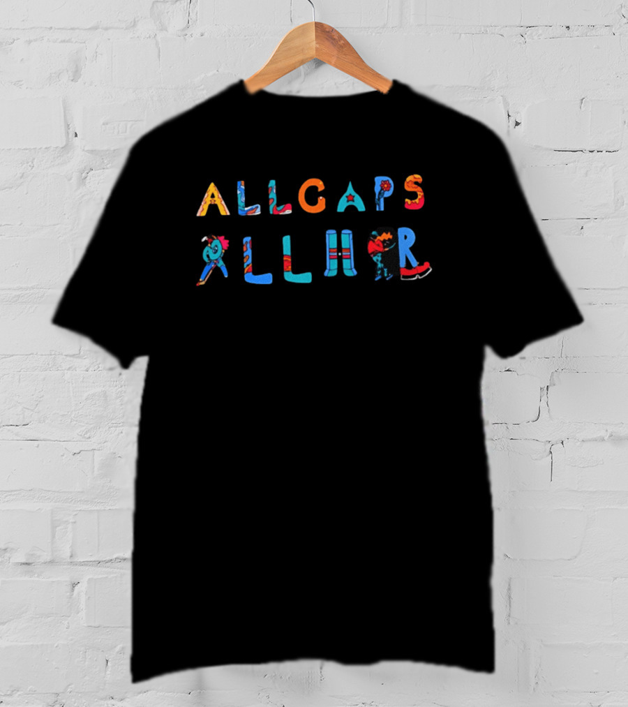 Washington Capitals All Caps All Her 2026 Special Colorful T-Shirt