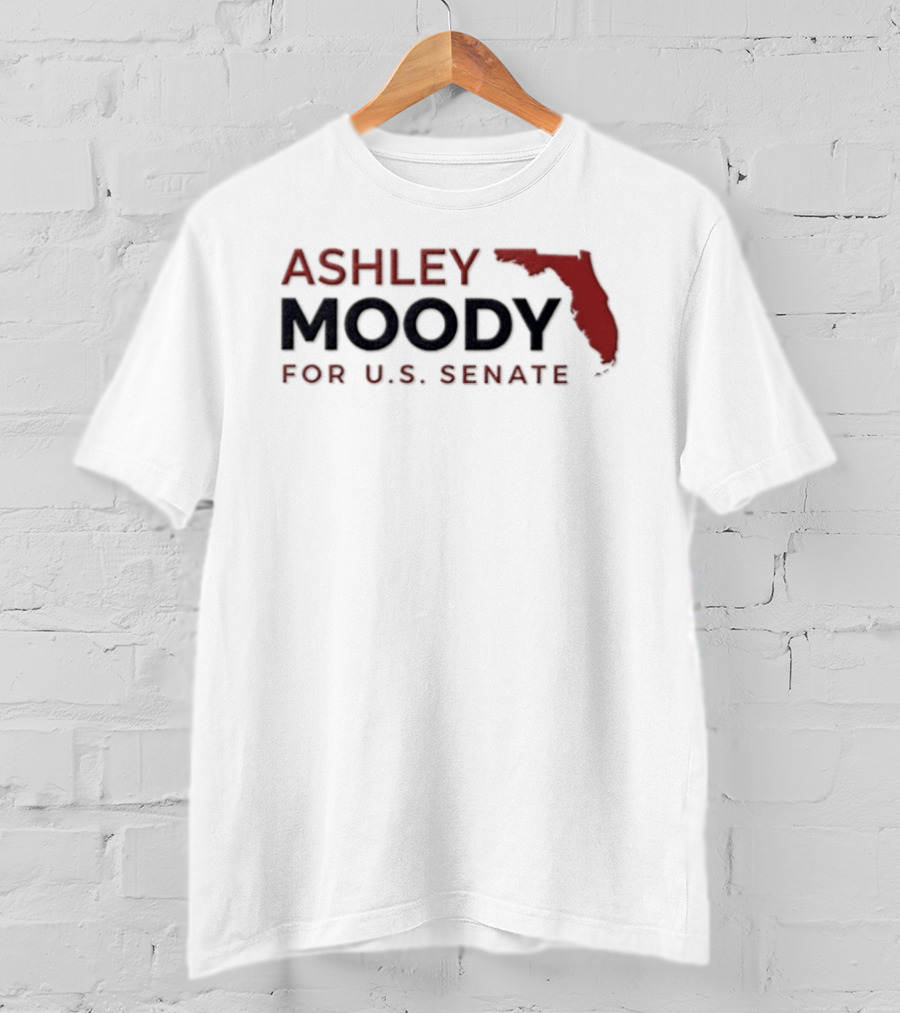 Ashley Moody For U.S. Senate 2026 Florida Campaign With Florida State T-Shirt