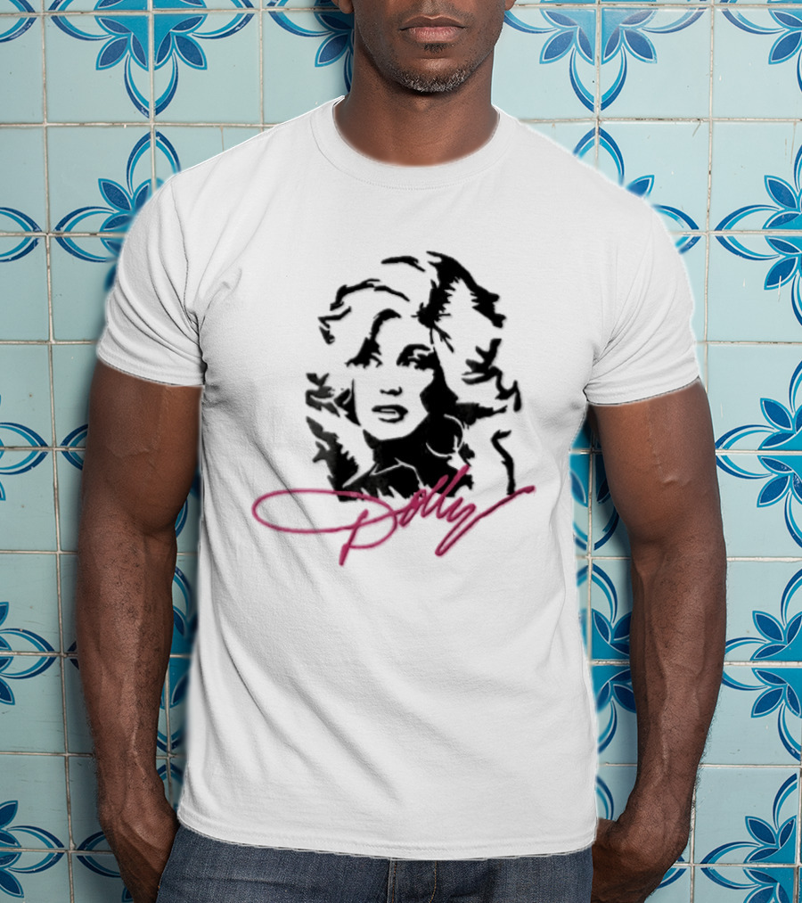 Dolly Parton Iconic Pink Signature T-Shirt